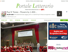 Tablet Screenshot of portaleletterario.net
